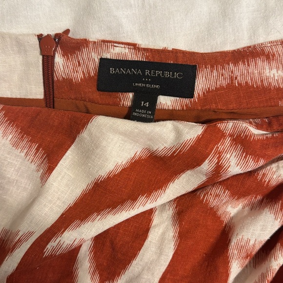 Banana Republic Linen Blend Wrap Midi Skirt - Picture 4 of 6